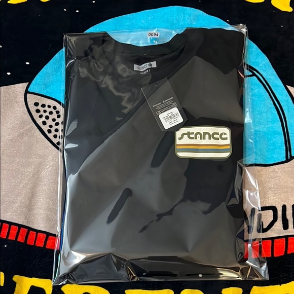 Stance Black Short Sleeve Tee Casual Comfort - Picture 6 of 6